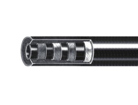 Manguera de goma hidráulica en espiral de alambre de gran tamaño